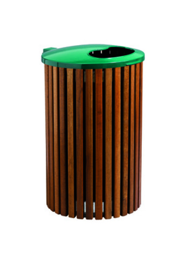 Litter bin park hardwood bag / JBC-0062