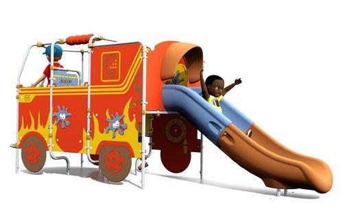 The Fire Engine with Slide / JMA-0527