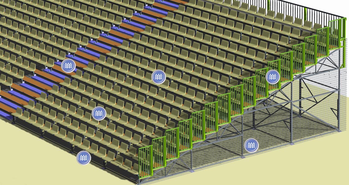 Demountable stands